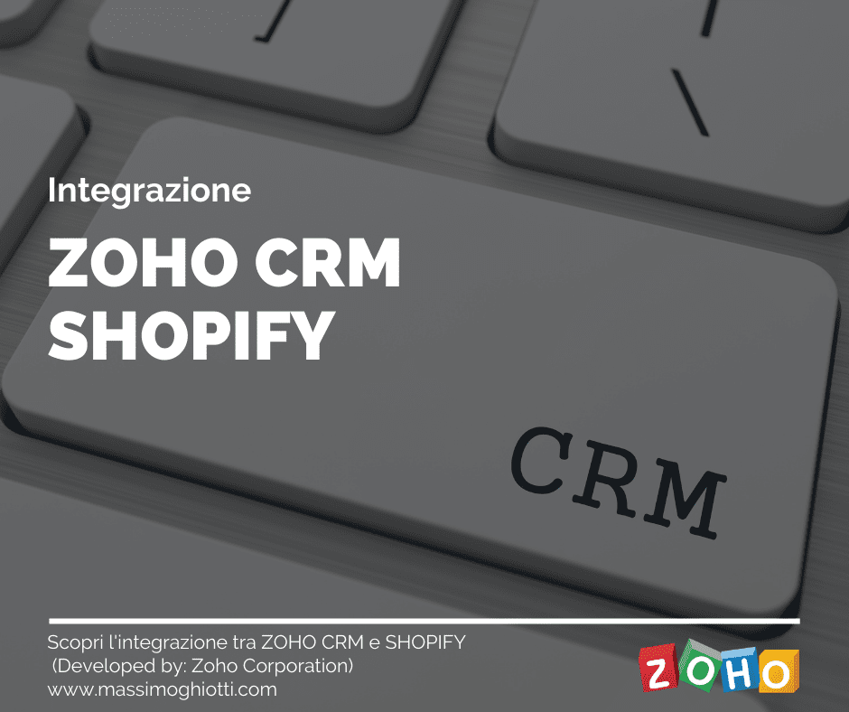 Integrazione ZOHO CRM e SHOPIFY